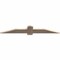 Ekena Millwork Eugene Smooth Timber Gable Bracket, Douglas Fir, 60"W x 10"H x 1 1/2"D x 5 1/2"F, 4/12 Pitch GBW060X10X0206EUG00SDF - alternate 4